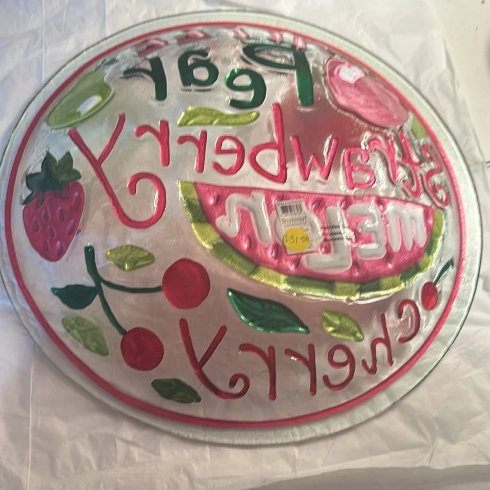 Silvestri by Demdaco large glass dish